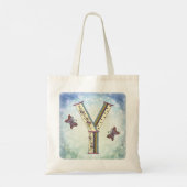Tote Bag Monogramme floral Y (Dos)