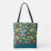 Tote Bag Monogramme fraise et citron frais (Dos)