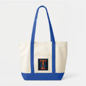 Tote Bag Monogramme Halloween T (Devant)