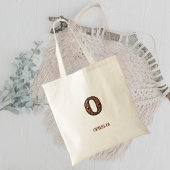 Tote Bag Monogramme Initial en Cuir Occidental O