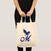 Tote Bag Monogramme initial M (Devant (produit))