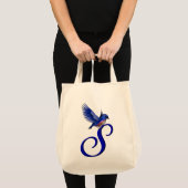Tote Bag Monogramme initial S (Devant (produit))