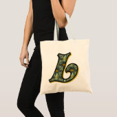 Tote Bag Monogramme initiale L Marguerite (Devant (produit))