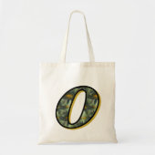 Tote Bag Monogramme Initiale O Marguerites Fleur Art (Devant)