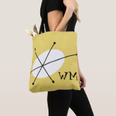 Tote Bag Monogramme jaune éblouissant partout sur fourre-to (De près)