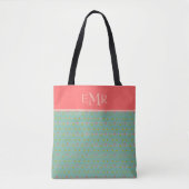 Tote Bag Monogramme "Just Happy Dots on Strings" (Devant)