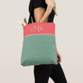 Tote Bag Monogramme "Just Happy Dots on Strings" (De près)