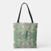 Tote Bag Monogramme La Boca Symétrie Fleur sauvage (Dos)