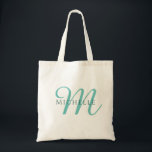 Tote Bag Monogramme manuscrit Budget Modèle initial<br><div class="desc">Lettre initiale minimaliste moderne manuscrite Monogramme Élégant Modèle moderne Shopping Sac fourre-tout cadeau budget.</div>