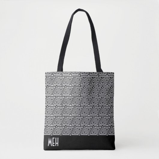 Tote Bag Monogramme minuscule détriqué (Devant)