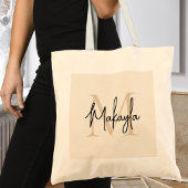 Tote Bag Monogramme Moderne