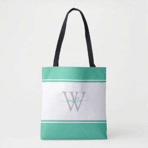 Tote Bag Monogramme moderne Monogramme