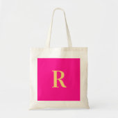Tote Bag Monogramme moderne simple (Devant)