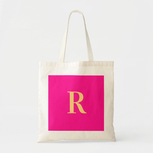 Tote Bag Monogramme moderne simple (Devant)