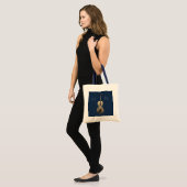 Tote Bag Monogramme Musique classique Violon Marine Bleu (Devant (modèle))