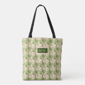 Tote Bag Monogramme | Oasis intérieure | Motif Palm Tree (Dos)