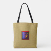 TOTE BAG MONOGRAMME P INITIAL ALPHABET (Dos)