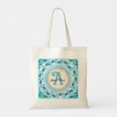 Tote Bag Monogramme Paon (Dos)