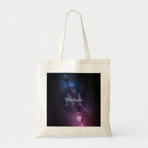 Tote Bag Monogramme personnalisable à voie lactée