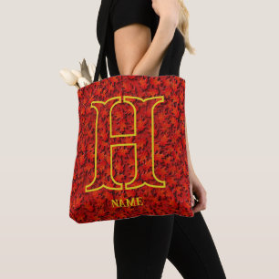 Tote Bag Monogramme personnalisé avec vos initiales et nom