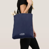 Tote Bag Monogramme personnalisé classique (De près)