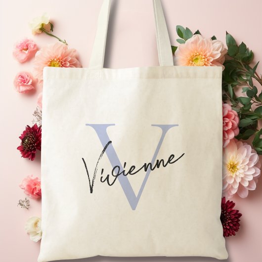 Tote Bag Monogramme personnalisé élégant et élégant