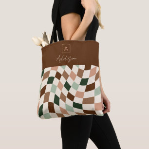 Tote Bag Monogramme personnalisé neutre de tableau de bord