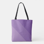 Tote Bag Monogramme personnalisé pourpre (Dos)