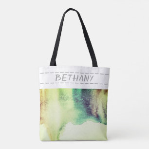 Tote Bag monogramme personnalisé style fourre-tout