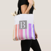 Tote Bag monogramme personnalisé style fourre-tout (De près)