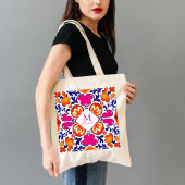 Tote Bag Monogramme Pink orange bleu fête de mariée faveurs