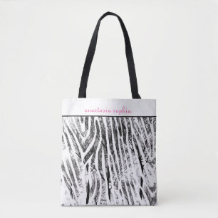 Tote Bag Monogramme poster de animal