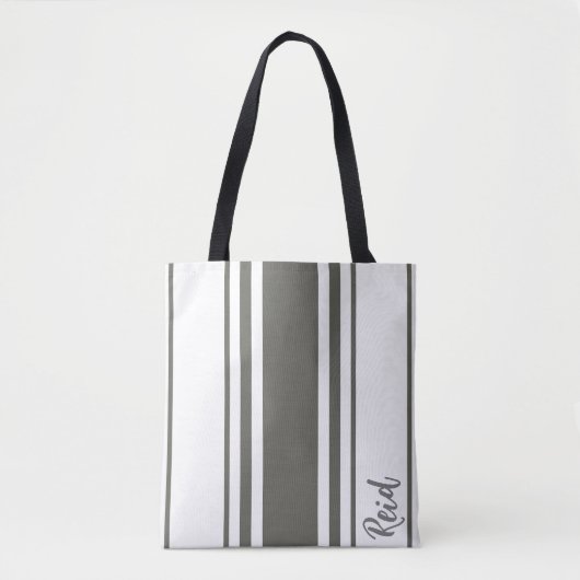 Tote Bag Monogramme Reid Minimale Stripes (Devant)