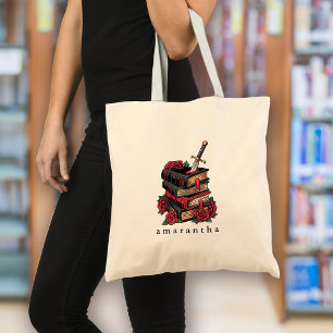 Tote Bag Monogramme Romantasy livre Lover