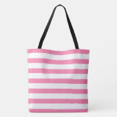 Tote Bag Monogramme rose et vert de très bon goût (Dos)