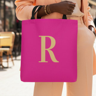 Tote Bag Monogramme simple moderne