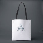 Tote Bag monogramme simple personnalisé garçon d'honneur éq<br><div class="desc">conception</div>