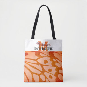 Tote Bag Monogramme Sirène d'aile papillon en terre cuite