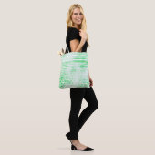 Tote Bag Monogramme Smokey vert trié DP noir (Sur le modèle)