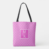Tote Bag Monogramme Splitter GL Carré doré rose (Dos)