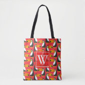 Tote Bag Monogramme Toucan à la mode (Devant)
