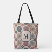 Tote Bag Monogramme vintage Floral (Dos)
