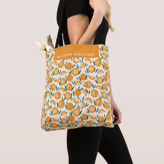Tote Bag monogrammed, nom, (De près)