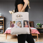 Tote Bag Monographie de collage photo beige<br><div class="desc">Emportez vos souvenirs avec vous partout où vous allez avec notre Sac fourre-tout de collage photo personnalisé. Ce sac fourre-tout élégant et polyvalent est parfait pour présenter vos moments préférés avec une touche personnalisée. Doté d'un arrière - plan beige tendance, ce sac vous permet de créer un collage photo unique...</div>