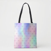 Tote Bag Monographie personnalisée en arc-en-ciel holograph (Devant)
