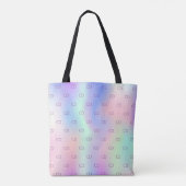 Tote Bag Monographie personnalisée en arc-en-ciel holograph (Dos)