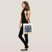 Tote Bag Monotone bleu Pimpernel, William Morris (Devant (modèle))