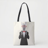 Tote Bag Monsieur de zèbre (Devant)