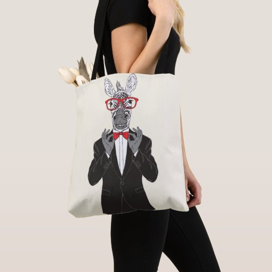 Tote Bag Monsieur de zèbre (De près)