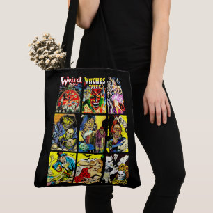 Tote Bag monster créatures sorcières zombies horreur art